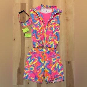 Barbie The Movie Skating Ken Halloween Cosplay Costume Adult Small 34-36